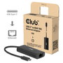 Club 3D Adaptador USB-C a RJ45 10Gbps ST/Bu Retail, Ethernet 10G, USB 3.2 Negro