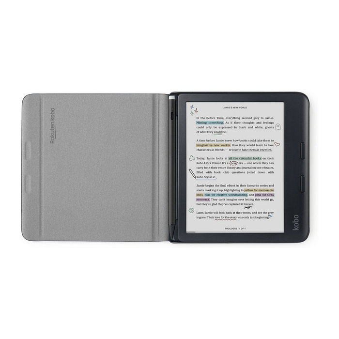 Kobo SleepCover Folio Beige para Libra Colour