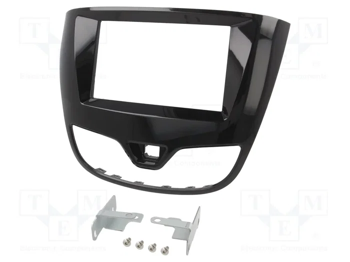 ACV Bastidor de montaje de radio para Opel Karl 2017+, 2 DIN, negro brillante ACV Bastidor de montaje de radio para Opel Karl 2017+, 2 DIN, negro brillante