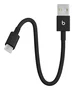 Beats MEQL4ZM/A Cable de Carga USB 2.0 USB-A a USB-C 0.2 m (20 cm) Trenzado, Compatible con iPhone 16/15 Pro, iPad, AirPods - Negro