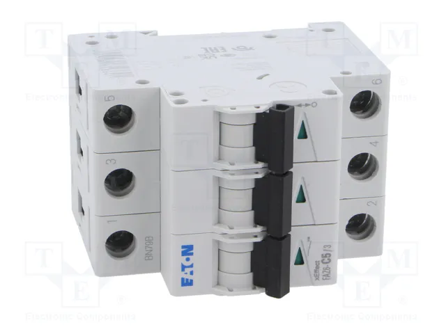 EATON ELECTRIC FAZ6-C5/3 Interruptor magnetotérmico 3 polos 5A 6kA EATON ELECTRIC FAZ6-C5/3 Interruptor magnetotérmico 3 polos 5A 6kA
