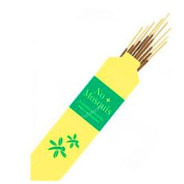 BIOAROMA No + Mosquis Incienso Antimosquitos Natural Ayurveda Neem Citronella Eucalipto Pack 5x12 Unidades