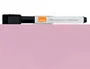 Nobo Pizarra Magnética Blanca para Hogar Color Rosa 360x360 mm