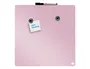 Nobo Pizarra Magnética Blanca para Hogar Color Rosa 360x360 mm