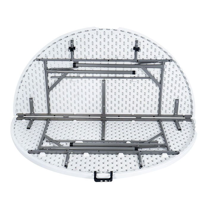 Edm Mesa Redonda Plegable 180 x 74 cm Blanca