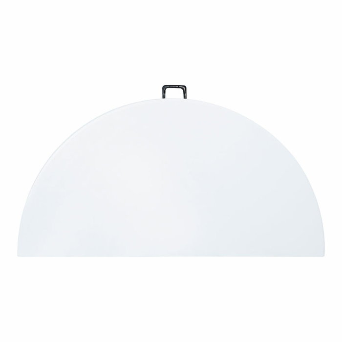 Edm Mesa redonda plegable, 180 x 74 cm, Blanco