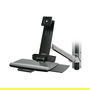 Ergotron Styleview Sit-Stand Combo Arm - Brazo Ajustable para Monitor, hasta 61 cm (24"), Pared, Aluminio, 13.2 kg, 100x100 mm VESA, Inclinación -30° a +30°, Rotación 360°