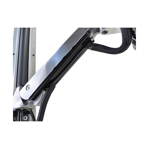Ergotron Styleview Sit-Stand Combo Arm - Brazo Ajustable para Monitor, hasta 61 cm (24"), Pared, Aluminio, 13.2 kg, 100x100 mm VESA, Inclinación -30° a +30°, Rotación 360°