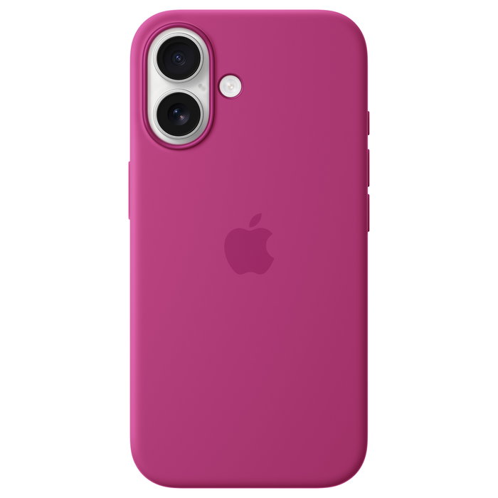 Apple iPhone 16 Funda de Silicona con MagSafe - Fucsia