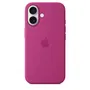 Apple Funda de Silicona con MagSafe para iPhone 16 - Fucsia