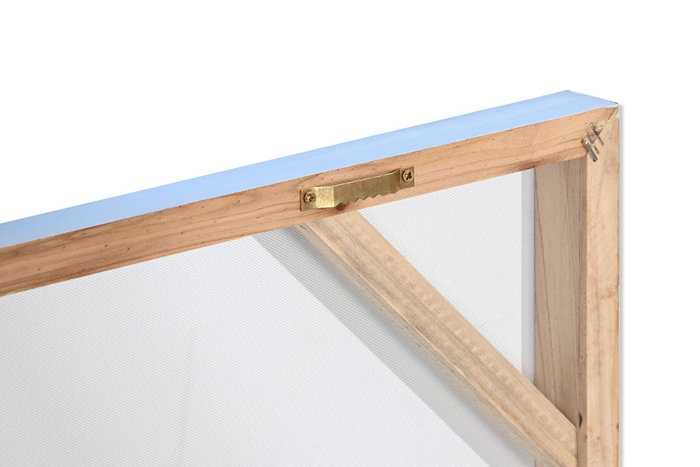 DKD Home Decor Cuadro Mediterraneo Multicolor 3 x 60 x 120 cm (2 Unidades) Lienzo MDF Hecho a mano