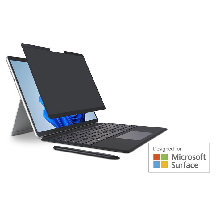 Kensington MagPro Elite Filtro de Privacidad Magnético para Microsoft Surface Pro 8, 9, 10 y 11 (13"), 33 cm, Negro, PET, Fácil Aplicación