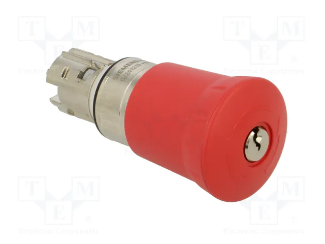 SIEMENS Interruptor de seguridad con llave rojo 22mm
