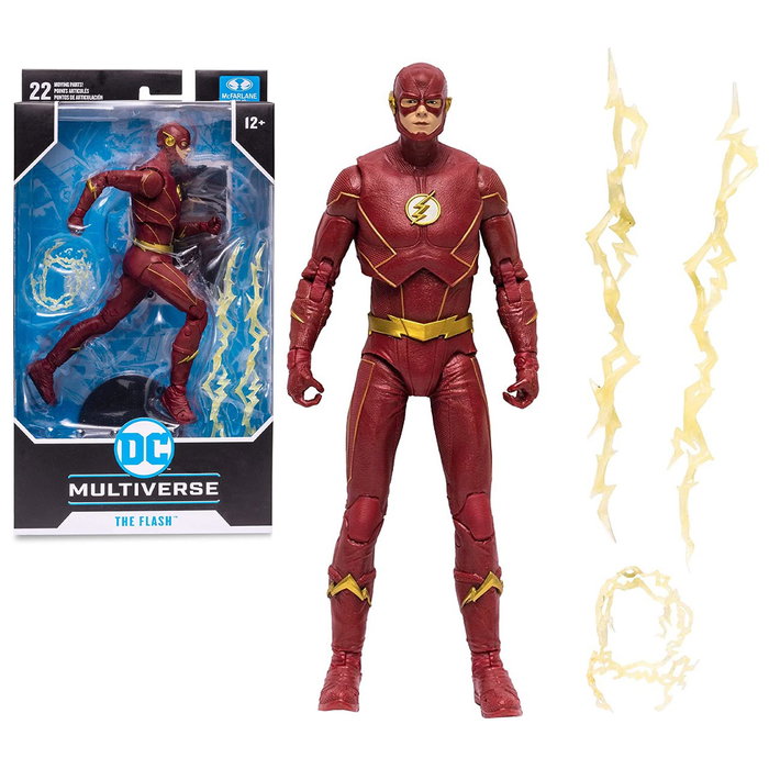 Bandai DC Multiverse The Flash Figura TV Show TM15244 18 cm con 22 Partes Móviles Bandai DC Multiverse The Flash Figura TV Show TM15244 18 cm con 22 Partes Móviles