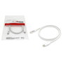 EQUIP Cable USB-C 3.2 Gen 1 a USB-C PD 60W, Transferencia 5 Gbit/s, Carga Rápida, 0.5 m, Blanco, Ref: 128365