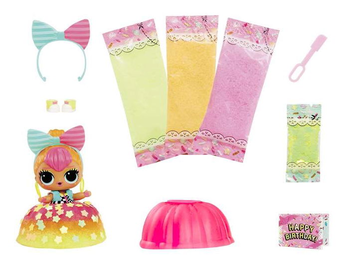 MGA L.O.L. Surprise Mix & Make Cake Bola Muñeca 9 cm Modelos Surtidos