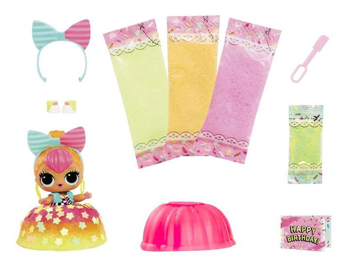 MGA L.O.L. Surprise Mix & Make Cake Bola Muñeca 9 cm Modelos Surtidos