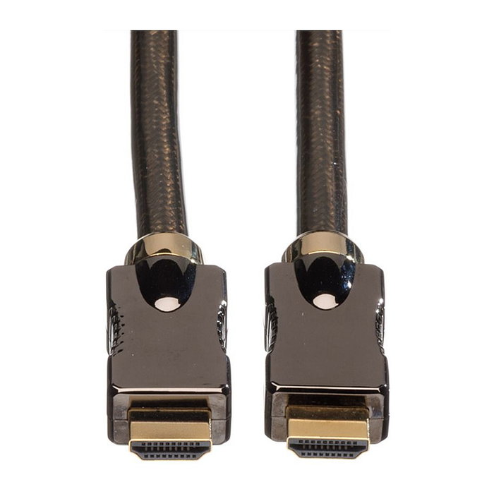 ROLINE HDMI Cable UHD 4K (3840x2160) con Ethernet y ARC, Longitud 1.5m, Color Negro, Referencia 11.04.5688