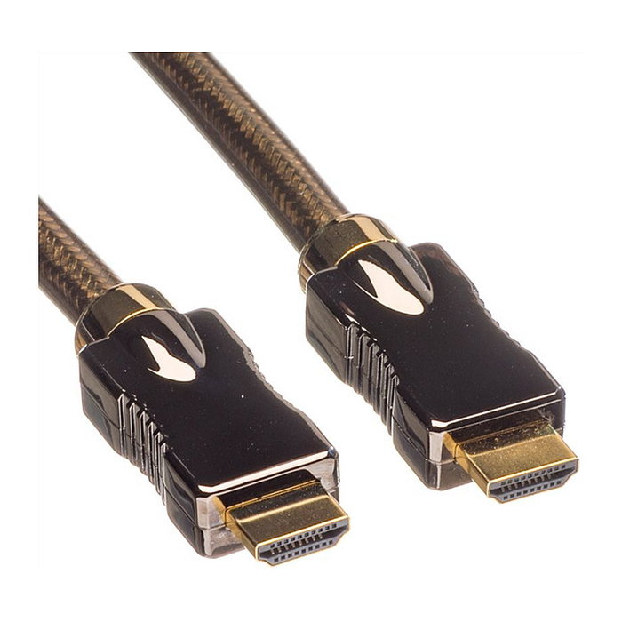 ROLINE HDMI Cable UHD 4K (3840x2160) con Ethernet y ARC, Longitud 1.5m, Color Negro, Referencia 11.04.5688
