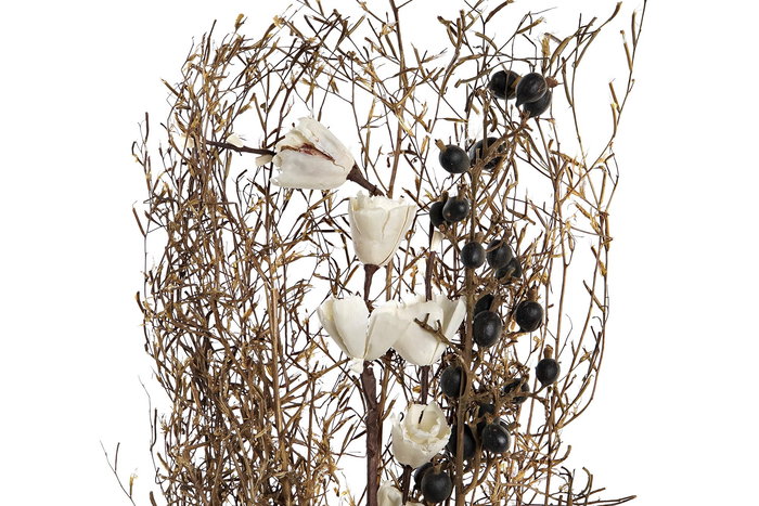 DKD Home Decor Ramo Cottage Blanco Rosa 30 x 65 x 30 cm (2 Unidades) DKD Home Decor Ramo Cottage Blanco Rosa 30 x 65 x 30 cm (2 Unidades)