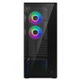 ARCTIC Xtender Midi Tower para Gaming Negro con Panel de Vidrio Templado Espejo, Sin Montaje Vertical GPU, Refrigeración Incluida, E-ATX, Gestión de Cables