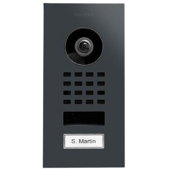 DoorBird D1101V Video portero IP Unterputz RAL 7016 Negro DoorBird D1101V Video portero IP Unterputz RAL 7016 Negro