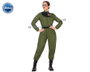 Disfraz Piloto Militar Mujer Adulto Verde Talla M-L