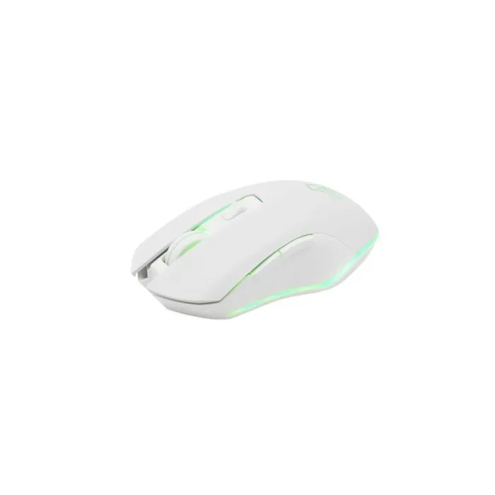 The G-Lab Ratón Inalámbrico para Juegos KULT HELIUM RGB 6400 DPI 6 Botones Blanco THE3760162067880