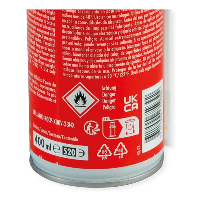 ROLINE 19.04.4110 Espray para limpieza de equipos 400 ml