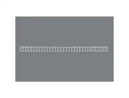 Gbc Espiral Wire-O WireBind N 8 Paso 3:1 Negro 12.7mm Capacidad 105 Hojas Blanco Caja 100 Unidades A4