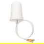 Cisco AIR-ANT2544V4M-RS= Antena 2.4GHz/5GHz 4 DBI Multi Mount Omnidireccional RP-TNC Blanco Compatible con Cisco Aironet 1600e 2600e 3600e