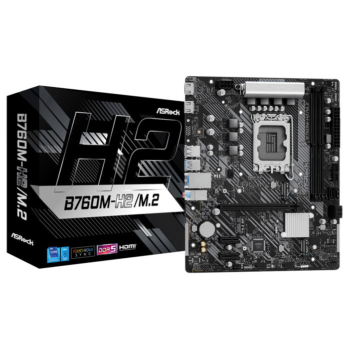 ASRock B760M-H2/M.2 Micro ATX DDR5 LGA 1700