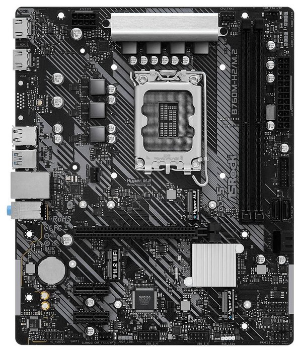 ASRock B760M-H2/M.2 Micro ATX DDR5 LGA 1700