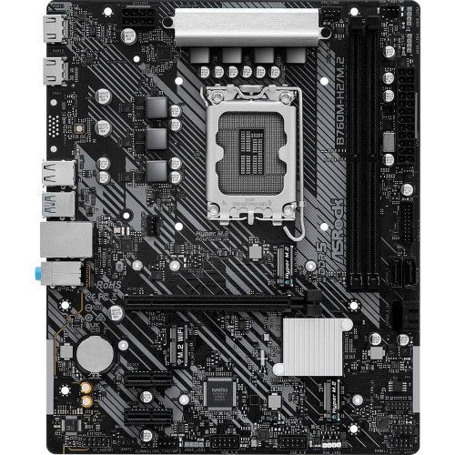 ASRock Placa Base B760M-H2/M.2 Intel LGA 1700 B760 DDR5 96GB HDMI+DP 4SATA 2M.2 5USB 3.2 1USB-C GBLAN Micro ATX 90-MXBN00-A0UAYZ ASRock Placa Base B760M-H2/M.2 Intel LGA 1700 B760 DDR5 96GB HDMI+DP 4SATA 2M.2 5USB 3.2 1USB-C GBLAN Micro ATX 90-MXBN00-A0UAYZ