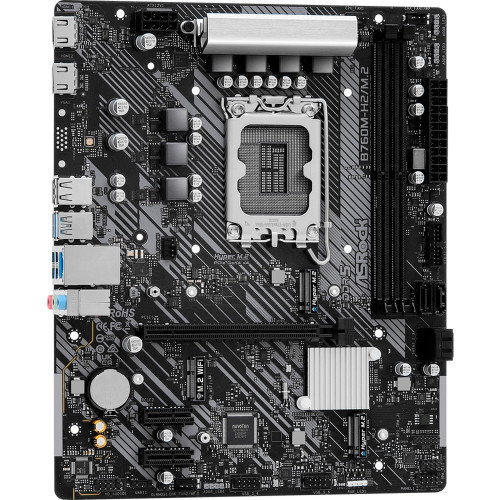ASRock Placa Base B760M-H2/M.2 Intel LGA 1700 B760 DDR5 96GB HDMI+DP 4SATA 2M.2 5USB 3.2 1USB-C GBLAN Micro ATX 90-MXBN00-A0UAYZ ASRock Placa Base B760M-H2/M.2 Intel LGA 1700 B760 DDR5 96GB HDMI+DP 4SATA 2M.2 5USB 3.2 1USB-C GBLAN Micro ATX 90-MXBN00-A0UAYZ