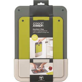 Joseph Joseph Chop Juego de 2 tablas de cortar, Gris