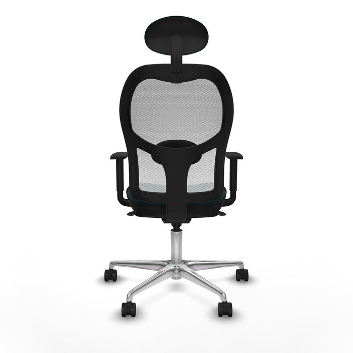 PIQUERAS Y CRESPO Silla de oficina Jorquera con mecanismo sincro, verde botella y blanco PIQUERAS Y CRESPO Silla de oficina Jorquera con mecanismo sincro, verde botella y blanco