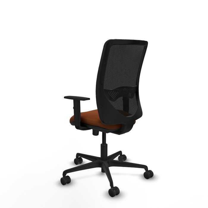 PIQUERAS Y CRESPO Silla de oficina Zulema con mecanismo Sincro, Marrón y Negro PIQUERAS Y CRESPO Silla de oficina Zulema con mecanismo Sincro, Marrón y Negro