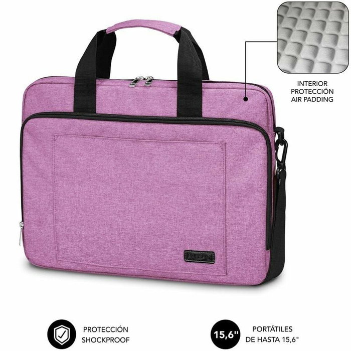 Subblim Maletín Air Padding para Portátil de 15,6 pulgadas Rosa