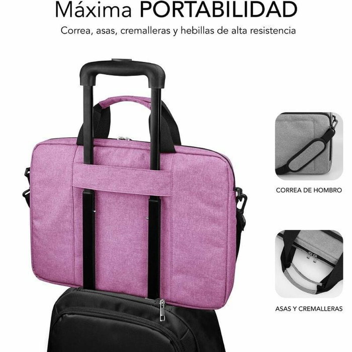 Subblim Maletín Air Padding para Portátil de 15,6 pulgadas Rosa