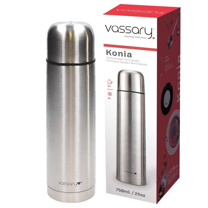 Vassary Termo Konia 750ml Plateado Vassary Termo Konia 750ml Plateado