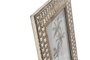 DKD Home Decor Marco de Fotos 20x25 Mango y Cristal con Detalles Florales