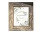 DKD Home Decor Marco de Fotos 20x25 Mango y Cristal con Detalles Florales