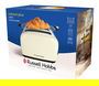 Russell Hobbs 26551-56 Tostador Colours Plus Crema con Ranuras Anchas, Función Levantar y Ver y Calientapanecillos