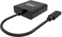 Vision TC-USBCVGA/BL Adaptador de Cable USB Tipo C a VGA (D-Sub) Negro - Resolución Full HD 1920x1080 (1080p)
