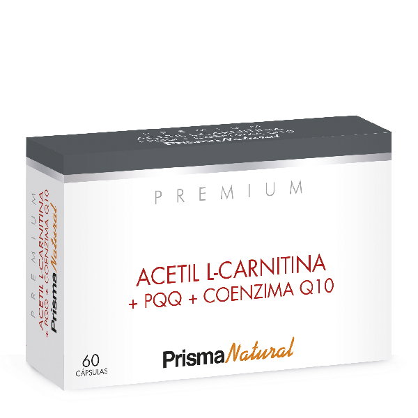 PRISMA NATURAL Acetil L-Carnitina + PQQ + Q10 60 Cápsulas
