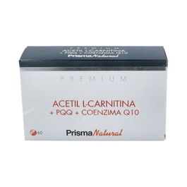 PRISMA NATURAL Acetil L-Carnitina+Pqq+Q10 60 Cápsulas