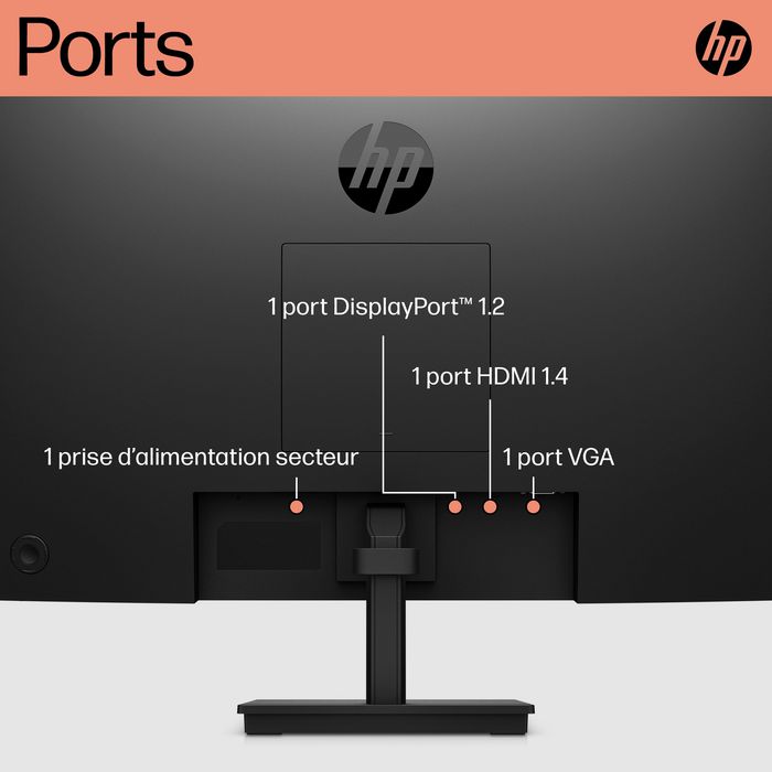 HP P24 G5 Monitor FHD 23.8 Pulgadas para Trabajo Diario