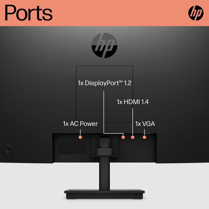 HP P24 G5 Monitor FHD 23.8 Pulgadas para Trabajo Diario