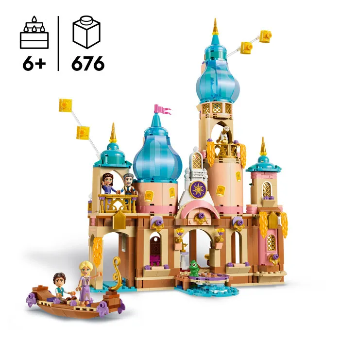 Lego Princesa Disney 43297 Castillo de Rapunzel - Juguete de construcción para mayores de 6 años